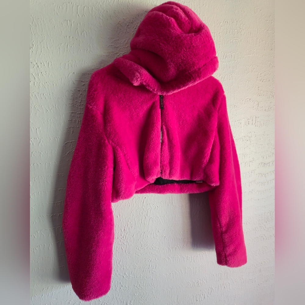 Bershka Pink Teddy Jacket
